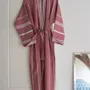 Loungewear - hammam bathrobe size L, burgundy red - OTTOMANIA