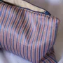 Bath towels - toiletry bag, purple red striped - OTTOMANIA