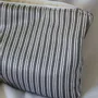 Bath towels - toiletry bag, white and black striped - OTTOMANIA