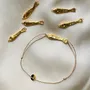 Jewelry - Gold plated fish bracelet - Ablette - SOPHIE DESCHAMPS BIJOUX