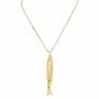 Jewelry - Gold plated fish necklace - Ablette Medium - SOPHIE DESCHAMPS BIJOUX