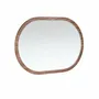 Mirrors - Oval Half Point walnut wall mirror - ANGEL CERDÁ