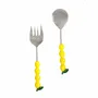 Kitchen utensils - Salad Server with Tomato and Lemon Handle, (Set of 2 ) - CASA AMAROSA