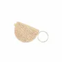 Sacs et cabas - Pochette raphia avec anneau bracelet doré LISA - KLEO