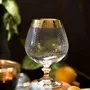Verres à pied - Verres à cognac décorés 400ml Baron-BRG - COMBI POLAND GLASS DECORATOR