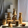Tables basses - Tabouret, table d'appoint, bout de canapé en manguier massif bobine - OFFICE OBJETS