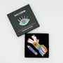 Kids accessories - Unicorn + Pencil Duo Embroidered Hair Clips - PETIT POIRIER