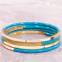 Jewelry - Jonc corne Bleu Turquoise - VENTILLO - MALUNE