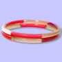 Jewelry - Jonc corne 3 Lignes Rose - VENTILLO - MALUNE