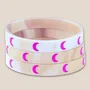 Bijoux - Bracelet Corne 10mm Lune Rose Vif 34 - VENTILLO - MALUNE