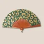 Bijoux - Eventail Mini 39 Leo Emeraude Or - VENTILLO - MALUNE