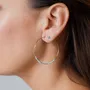 Jewelry - Light Hoop S Earrings - CAPA DESIGN LLC