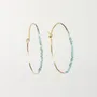 Jewelry - Light M Hoop Earrings - CAPA DESIGN LLC