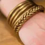 Jewelry - Jonc Bouddhiste Traditionnel Tresse Bronze - Taille M 62mm - JOLIE JULIE
