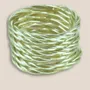 Jewelry - Jonc bouddhiste twist fin vert pastel - JOLIE JULIE