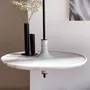Bathroom equipment - Spinning top shelf TOUPY - Carrara white marble - MADEMOISELLE JO