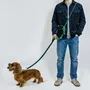 Cadeaux - laisse multi-position LÉON. - laisse pour chien - double verts - BY CHURCHILL.®