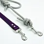 Cadeaux - laisse multi-position LÉON. - laisse pour chien - violet & argenté - BY CHURCHILL.®