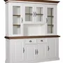 Storage boxes - Vitrine Chic Oak 2x4 portes 2 tiroirs - XO INTERIORS
