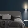 Lampes à poser - BEPER P201UTP303 Lampe Luminì à 3 fonctions, lampe avec clip et accessoire mural inclus, câble USB rechargeable inclus, tactile, blanc - BEPER SRL