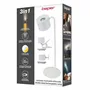 Lampes à poser - BEPER P201UTP303 Lampe Luminì à 3 fonctions, lampe avec clip et accessoire mural inclus, câble USB rechargeable inclus, tactile, blanc - BEPER SRL