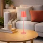 Lampes à poser - BEPER P207ILI206 Lampe de table rechargeable, lumière LED sans fil, intensité réglable, lampe de chevet, USB inclus – Portable pour bureau - BEPER SRL