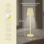 Lampes à poser - BEPER P207ILI207 Lampe de table rechargeable, lumière LED sans fil, intensité réglable, lampe de chevet, USB inclus - BEPER SRL