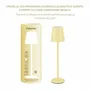 Lampes à poser - BEPER P207ILI207 Lampe de table rechargeable, lumière LED sans fil, intensité réglable, lampe de chevet, USB inclus - BEPER SRL