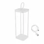 Lampes à poser - BEPER P207ILI101 Lampe de table LED sans fil, intensité réglable, rechargeable en extérieur et en intérieur, IP44, USB Type-C inclus - BEPER SRL