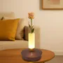 Lampes à poser - BEPER P207ILI550 Lampe de table rechargeable FLORA, avec vase lumineux pour fleurs, 3 nuances de lumière, autonomie 24 h, recharge USB - BEPER SRL