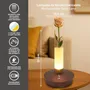 Lampes à poser - BEPER P207ILI550 Lampe de table rechargeable FLORA, avec vase lumineux pour fleurs, 3 nuances de lumière, autonomie 24 h, recharge USB - BEPER SRL