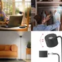 Lampes à poser - BEPER P201UTP306 Lampe rechargeable Lumì, Lampadaire et lampe de table, Hauteur réglable, Câble USB inclus, Tactile, Noir - BEPER SRL