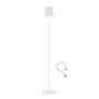 Lampes à poser - BEPER P201UTP404 Lampadaire XL à hauteur réglable, lampe rechargeable par câble USB type-C, 3 nuances de lumière, Blanc - BEPER SRL