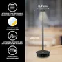 Table lamps - BEPER P207ILI153 Wireless Rechargeable Table Lamp, 3 Colour Temperatures, Dimmable, USB Type-C Included, Portable for Desk - BEPER SRL