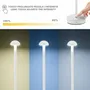 Table lamps - BEPER P207ILI154 Wireless Rechargeable Table Lamp, 3 Colour Temperatures, Dimmable, USB Type-C Included, Portable Desk Lamp - BEPER SRL