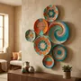 Other wall decoration - Vibrant 7-Piece Woven Wall Basket Decor Set - SARMAL DESIGN