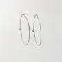 Jewelry - Light Oval Hoops Earrings - CAPA DESIGN LLC