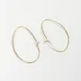 Jewelry - Light Oval Hoops Earrings - CAPA DESIGN LLC