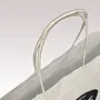 Sacs et cabas - Sac Papier à Poignées Torsadées kraft blanc - LE SAC PUB SUR MESURE BY AIRIPLAST