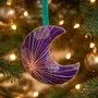 Guirlandes et boules de Noël - Décoration intemporelle en forme de croissant de lune réalisée à parti - I WAS A SARI