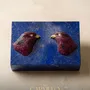 Unique pieces - Lapiz Lazuli Falcon Sculptural Box - CARMELO PARIS