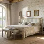 Beds - Brushed and Hand-painted French Provincial Beds - INTERIORS ITALIA