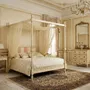 Beds - Brushed and Hand-painted French Provincial Beds - INTERIORS ITALIA