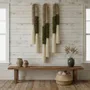 Other wall decoration - Earthy Echoes: Handmade Textured Wool Wall Decor - SARMAL DESIGN