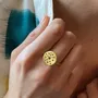 Jewelry - Matt gold ring - Constellation - SOPHIE DESCHAMPS BIJOUX