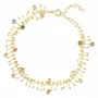 Bijoux - Bracelet chaine plaqué or et tourmaline- Lake Palace - SOPHIE DESCHAMPS BIJOUX