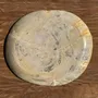 Pièces uniques - Vide poche ou plat en bois pétrifié ovale cernes grises D28x24 -3779 - OFFICE OBJETS