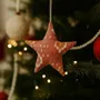 Christmas garlands and baubles - Mini handcrafted star christmas bauble - I WAS A SARI