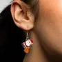 Jewelry - Christmas earrings - SNAZZY SANTA APS