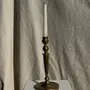 Candlesticks and candle holders - Large gold brass candle holder classic shape H17 D13.5 - OFFICE OBJETS